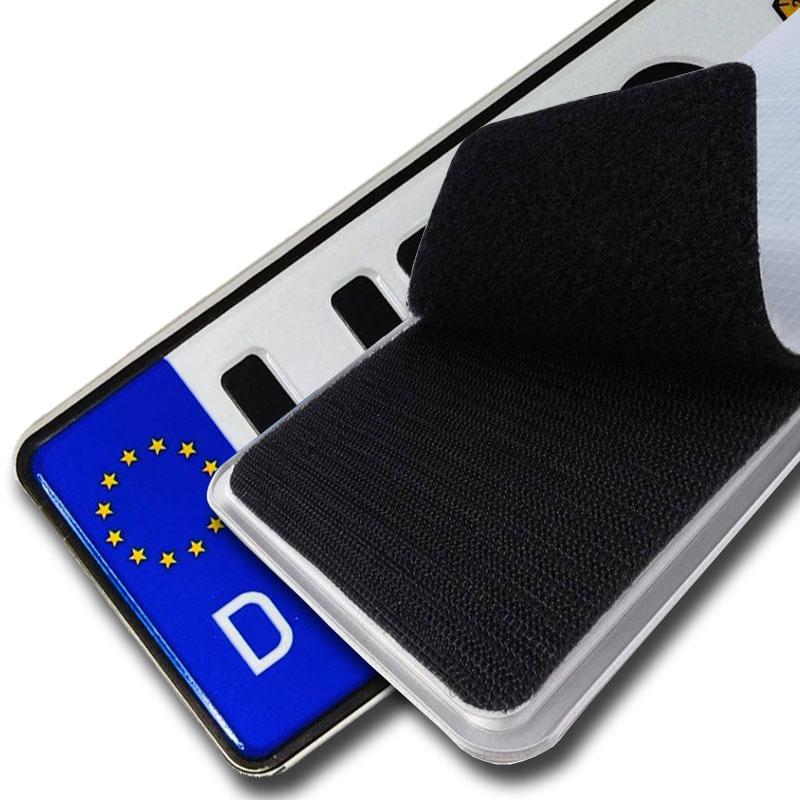 Adhesive License Plate